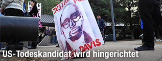Demonstration gegen Exekution von Troy Davis