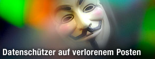 Anonymous-Illustration mit Maske