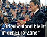 EU-Kommissionspräsident Jose Manuel Barroso hält Rede im EU-Parlament