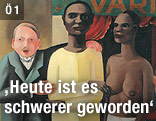 Schaustellung - Ausrufer vor Praterbude, um 1929, von Otto Rudolf Schatz