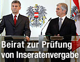 Vizekanzler Michael Spindelegger und Bundeskanzler Werner Faymann