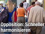 Menschen auf der Straße