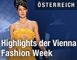Model auf dem Laufsteg