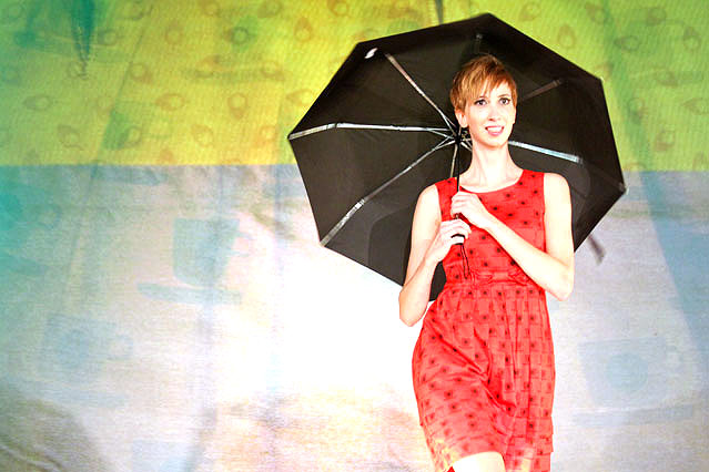 © ORF.at/Birgit Hajek Modenschau der Wear Fair Messe in Linz