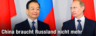 Wen Jiabao und Vladimir Putin