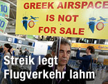 Streik am Flughafen in Athen