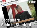 Youtube-Screenshot von Jobs' Rede in Stanford