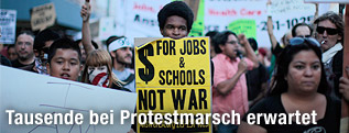 Demonstranten in New York City