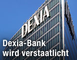 Dexia-Schriftzug