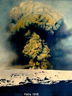 © Public Domain Der Katla-Vulkanausbruch 1918