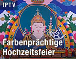 Zeremonie bei der Königshochzeit in Bhutan