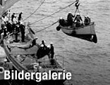 Rettungsboot wird geladen