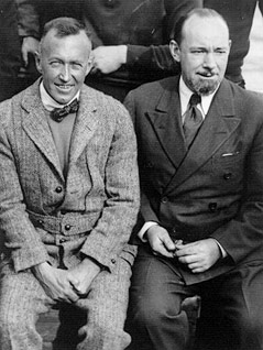© Ohio State University Libraries Polarforscher George Hubert Wilkins mit Partner Lincoln Ellsworth