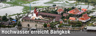 Überlutete Tempelanlage