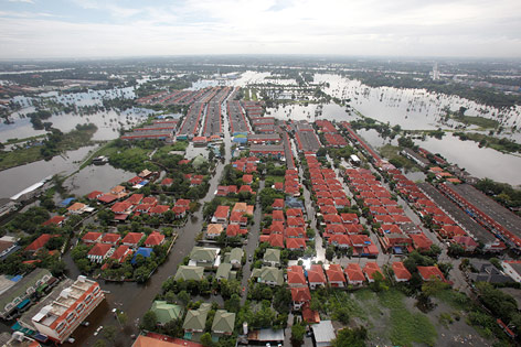 Flut in Bangkok
