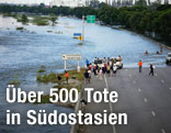Überflutete Tempelanlage