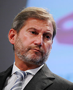 Johannes Hahn, EU-Regionalkommissar