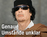 Ehemaliger libysche Machthaber Muammar al-Gaddafi