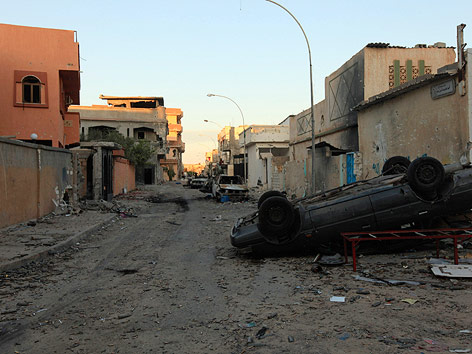 © Reuters/Esam Al-Fetori Zerstörte Gebäude in Sirte