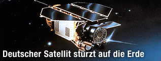 Computergrafik des Röntgensatelliten Rosat