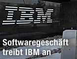 IBM-Logo auf Gebäude
