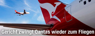 Qantas-Flugzeug