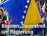 Flagge von Bosnien und Herzegowina
