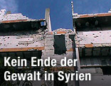 Zerstörtes Haus in Homs