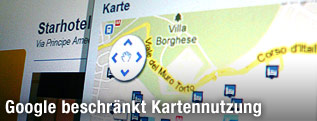 Screenshot von Google Maps