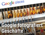 Screenshot von Google Places