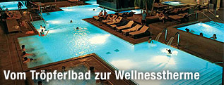 Innenansicht der Therme Merano