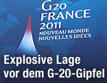 Logo des G-20-Gipfels in Cannes