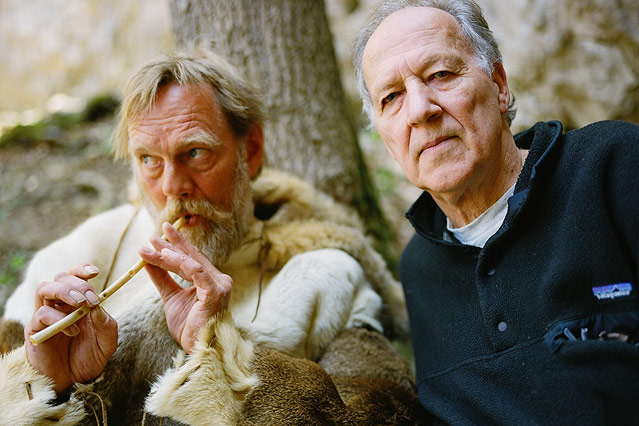 Werner Herzog mit dem Wissenschaftler Wulf Hein