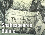 Historische Zeichnung des Globe Theatre
