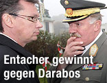 Verteidigungsminister Norbert Darabos und Generalstabschef Edmund Entacher