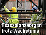 Arbeiter auf einer Baustelle