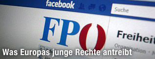 FP&Ouml;-Eintrag in Facebook