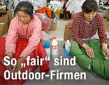 Arbeiter in einer chinesischen Fabrik