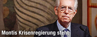 Italiens designierter Premier Mario Monti