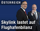 Flughafen-Vorstände Günther Ofner und Julian Jäger