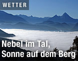 Wolkendecke im Tennengau in Salzburg