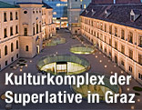 Innenhof des Museumsviertels Joanneum