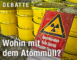 Gelbe Fässer für Atommüll