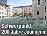 Innenhof des Museumsviertels Joanneum