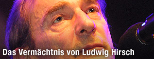 Ludwig Hirsch auf der B&uuml;hne
