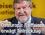 Herbert Stepic, Vorstandsvorsitzender der Raiffeisen Bank International AG