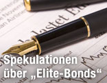 Feder mit B&ouml;rsenkurs