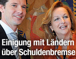 Finanzministerin Maria Fekter und Salzburger LHStv. David Brenner