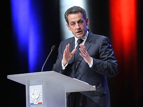 © AP/Claude Paris Frankreichs Präsident Nicholas Sarkozy