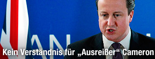 Britischer Premierminister David Cameron
